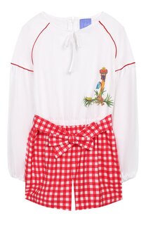 Хлопковый комбинезон Stella Jean Kids