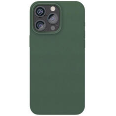 Чехол VLP Ecopelle Case с MagSafe для iPhone 15 Pro Max тёмно-зелёный (Limited Edition)
