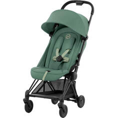 Детская коляска Cybex Coya Matt Black Leaf Green