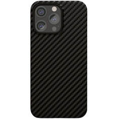 Чехол VLP Kevlar Case с MagSafe для iPhone 15 Pro, чёрный