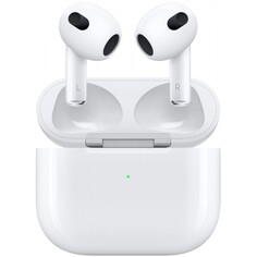 Беспроводные наушники Apple AirPods 3 (2021) в зарядном футляре, белый