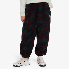 Брюки флис PUMA Downtown Aop Sherpa, Черный
