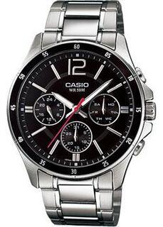 Японские наручные мужские часы Casio MTP-1374D-1A. Коллекция Analog