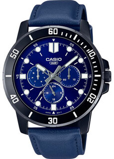 Японские наручные мужские часы Casio MTP-VD300BL-2E. Коллекция Analog