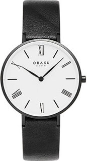 fashion наручные женские часы Obaku V283LXBWRB-DIB. Коллекция Leather