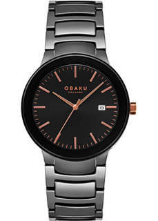 fashion наручные женские часы Obaku V280LDBBCB. Коллекция Pil Lille