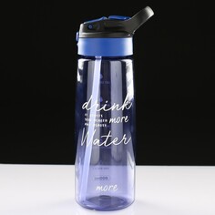 Бутылка для воды 800 мл, с поильником и подвесом, 7.5 х 25 см, NO Brand