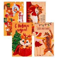 Набор кухонных полотенец Доляна