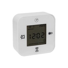 Будильник lb-24, таймер, температура, дата, будильник, подсветка, белый Luazon Home