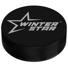 Шайба хоккейная winter star, взрослая, d=7,6 см