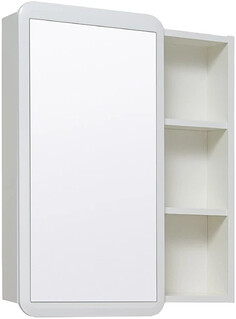 Зеркальный шкаф 55x75 см белый L/R Runo Капри УТ000003786 РУНО