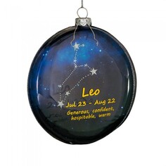 Елочные игрушки ErichKrause Decor Украшение Лев медальон 10 см