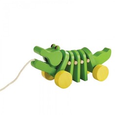 Каталки-игрушки Каталка-игрушка Plan Toys Каталка Танцующий крокодил