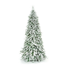 Искусственные елки Crystal Trees Ель Эмили зеленая в снегу 120 см