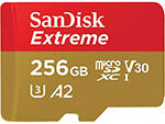 Карта памяти Sandisk microSD, Extreme, 256GB (SDSQXAV-256G-GN6MN)