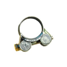 Хомут обжимной червячный усиленный, 32-35 мм, оцинкованный, Robust, SIL32-35RB42