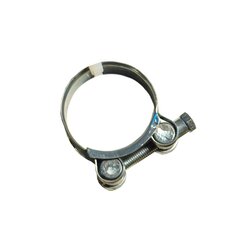 Хомут обжимной червячный усиленный, 40-43 мм, оцинкованный, Robust, SIL40-43RB41