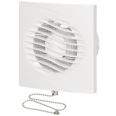 Вентилятор вытяжной настенный, выключатель, Viento, установочный диаметр 100 мм, 13 Вт, 130 м³/ч, Волна, В100СВ Виенто