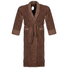 Халат мужской, махровый, 100% хлопок, коричневый, L-XL, 48-50, Barkas, Aria, AI-1905026