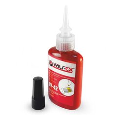 Герметик анаэробный 50 мл, демонтаж с усилием, до 2", Valfex, Желтый, тюбик, VF.77.50