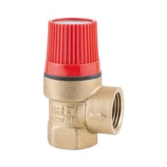 Клапан предохранительный латунь, 1/2", г-г, 3 бар, ProFactor, PF BS 576.15-3