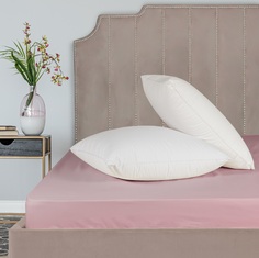 Простыня на резинке Dome Лорено 180х200+25 см Розовый