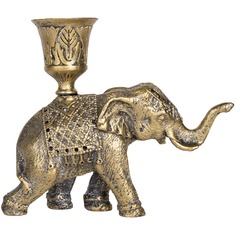 Подсвечник Glasar Слон 13х5х11 см ГЛАСАР