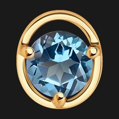 Подвеска SOKOLOV из золота с топазом