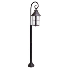 Уличные фонари светильник уличный столб DE FRAN Кантри E27 100Вт темно-коричневый