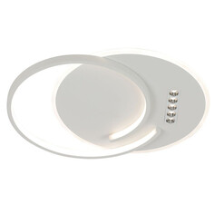 Люстры потолочные светодиодные люстра потолочная светодиодная SCHAFFNER Porta LED 84Вт+10Вт белый/чёрный