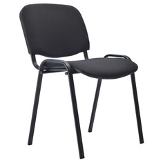 Кресла офисные стул офисный Изо 530х600х810мм ткань/металл черный Фабрикант
