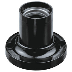 Патроны для лампочек патрон NAVIGATOR E27 термопластик потолочный прямой черный