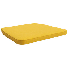 Подушки для стула подушка Рут 380х420х30мм рогожка/ткань Twist 10 желтый