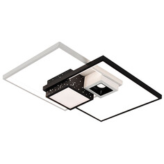 Люстры потолочные светодиодные люстра потолочная светодиодная SCHAFFNER Ornato LED 107Вт белый/чёрный