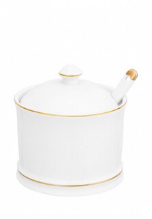 Сахарница Elan Gallery 320 мл Снежинка, с ложкой