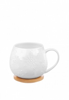 Кружка Elan Gallery 400 мл Снежинки