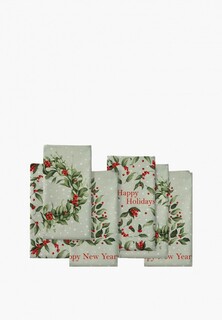 Набор полотенец кухонных Унисон 45х60 см 6 шт Winter wishes