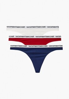 Трусы 3 шт. womensecret Women'secret THONG