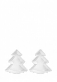 Набор тарелок Elan Gallery 85 мл Елочки