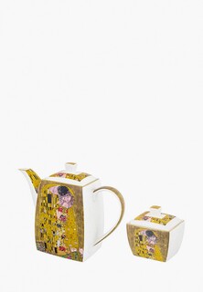 Сервиз чайный Elan Gallery Поцелуй, чайник 1,3 л, сахарница 300 мл