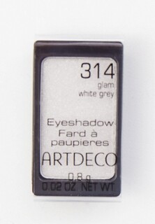 Тени для век Artdeco с блестками, 314, glam white grey, 0.8 г