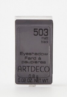 Тени для век Artdeco матовые, 503 matt black, 0.8 г