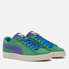 Кроссовки Puma Suede Cord, цвет зелёный