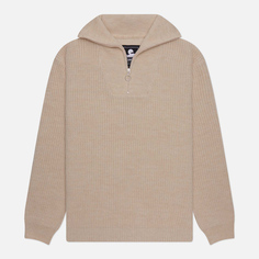 Мужской свитер Edwin Zagros Trucker Half Zip, цвет бежевый