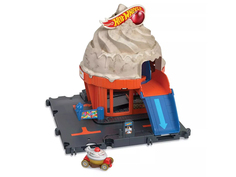 Автотрек Hot Wheels Приключения в магазине мороженного HKX38