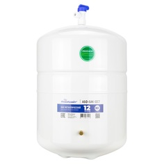 Бак накопительный Аквабрайт АБФ-БАК-12СТ, металлический, для систем обратного осмоса, 12 л