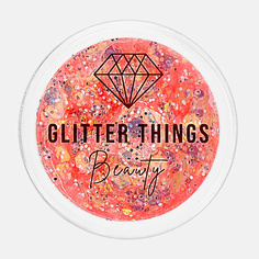 GLITTER THINGS Глиттер Гель Блёстки для глаз, лица и тела "Коралловое Море "