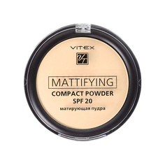 ВИТЭКС Пудра для лица VITEX матирующая компактная Mattifying compact powder SPF 20 Viteks