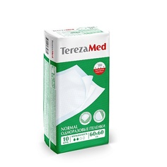 Пеленка TEREZAMED Пеленки одноразовые впитывающие Normal 60x60 см 10