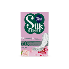 Прокладки OLA! Ежедневные ультратонкие прокладки Silk Sense Light, аромат Белый пион 60